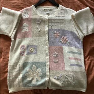 Patchwork Pastel Grandma Sweater